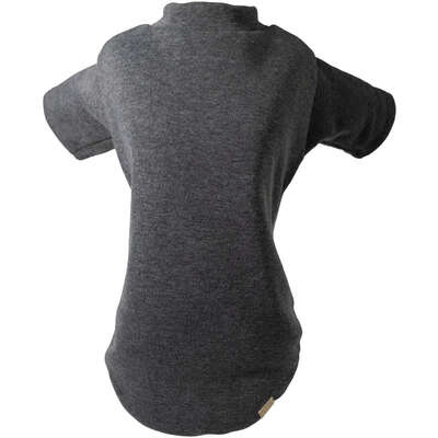 Blusa Moleton com Manga Fábrica Pet para Cães e Gatos Cinza