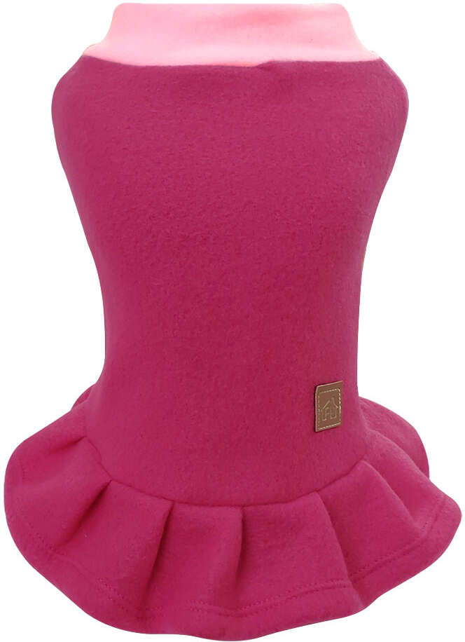 Vestido Soft Fábrica Pet para Cães e Gatos Rosa - Tam. M