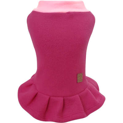 Vestido Soft Fábrica Pet para Cães e Gatos Rosa
