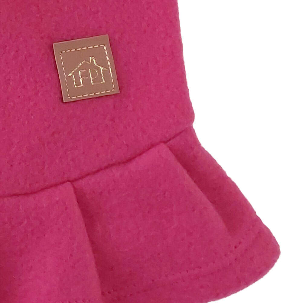 Vestido Soft Fábrica Pet para Cães e Gatos Rosa - Tam. M