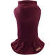 Vestido Moletom Fábrica Pet para Cães e Gatos Vinho