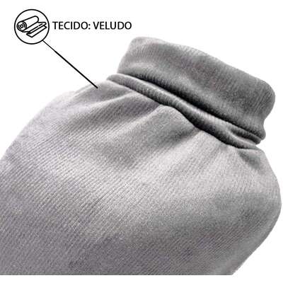 Blusa Veludo Fábrica Pet para Cães e Gatos Cinza