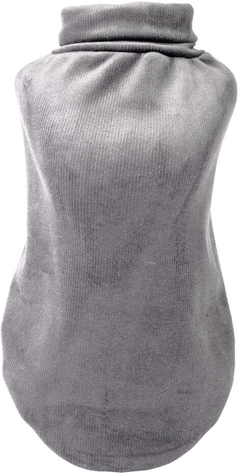 Blusa Veludo Fábrica Pet para Cães e Gatos Cinza - Tam. GG