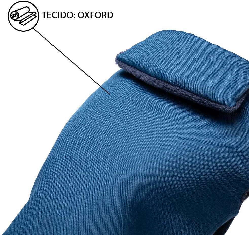 Capa Lisa Oxford Fábrica Pet para Cães e Gatos Azul - Tam. Exg 3