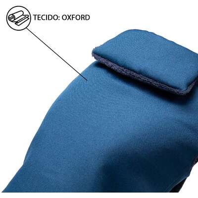 Capa Lisa Oxford Fábrica Pet para Cães e Gatos Azul
