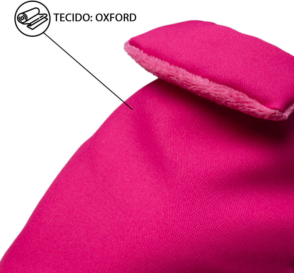 Capa Lisa Oxford Fábrica Pet para Cães e Gatos Pink - Tam. Exg 3