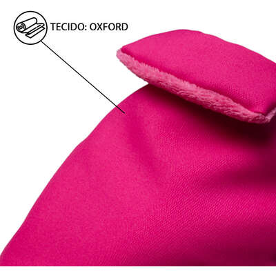 Capa Lisa Oxford Fábrica Pet para Cães e Gatos Pink