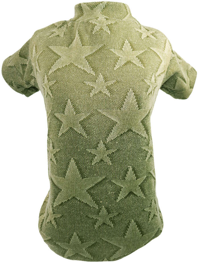 Blusa Linha Estrela Fábrica Pet para Cães e Gatos Verde - Tam. GG