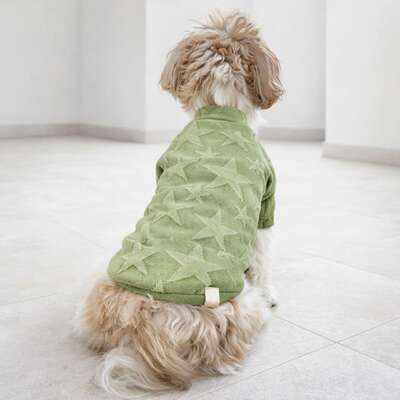 Blusa Linha Estrela Fábrica Pet para Cães e Gatos Verde