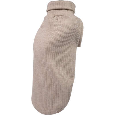 Blusa Canelada Fábrica Pet para Cães e Gatos Caqui