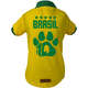 Camiseta Brasil Fábrica Pet para Cães e Gatos