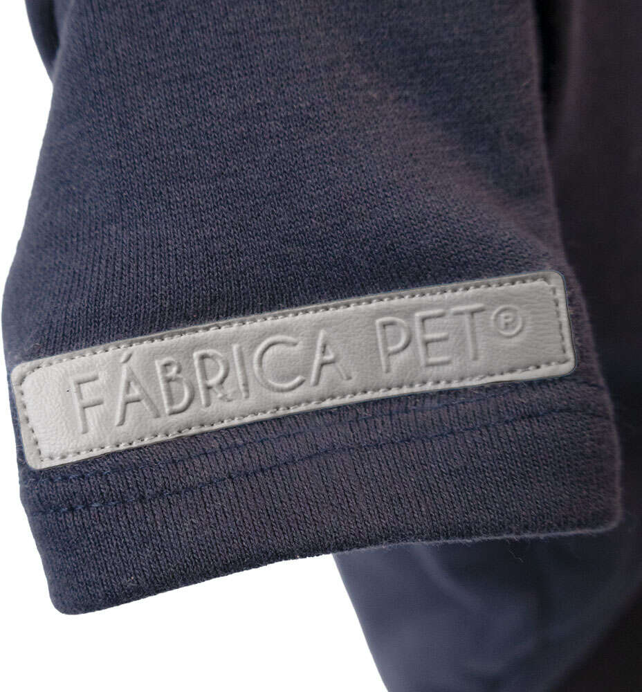 Blusa Moletom com Manga Fábrica Pet para Cães e Gatos Marinho - Tam. PP