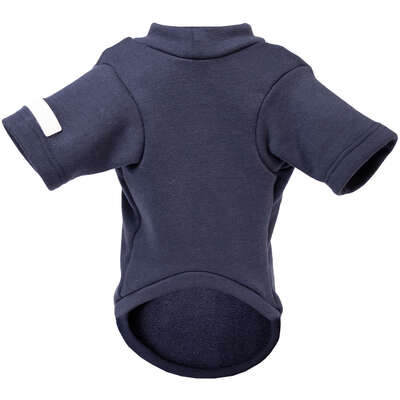 Blusa Moleton com Manga Fábrica Pet para Cães e Gatos Marinho