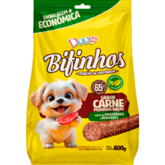Bifinhos Doogs para Cães Adultos Raças Pequenas sabor Carne - 800 g