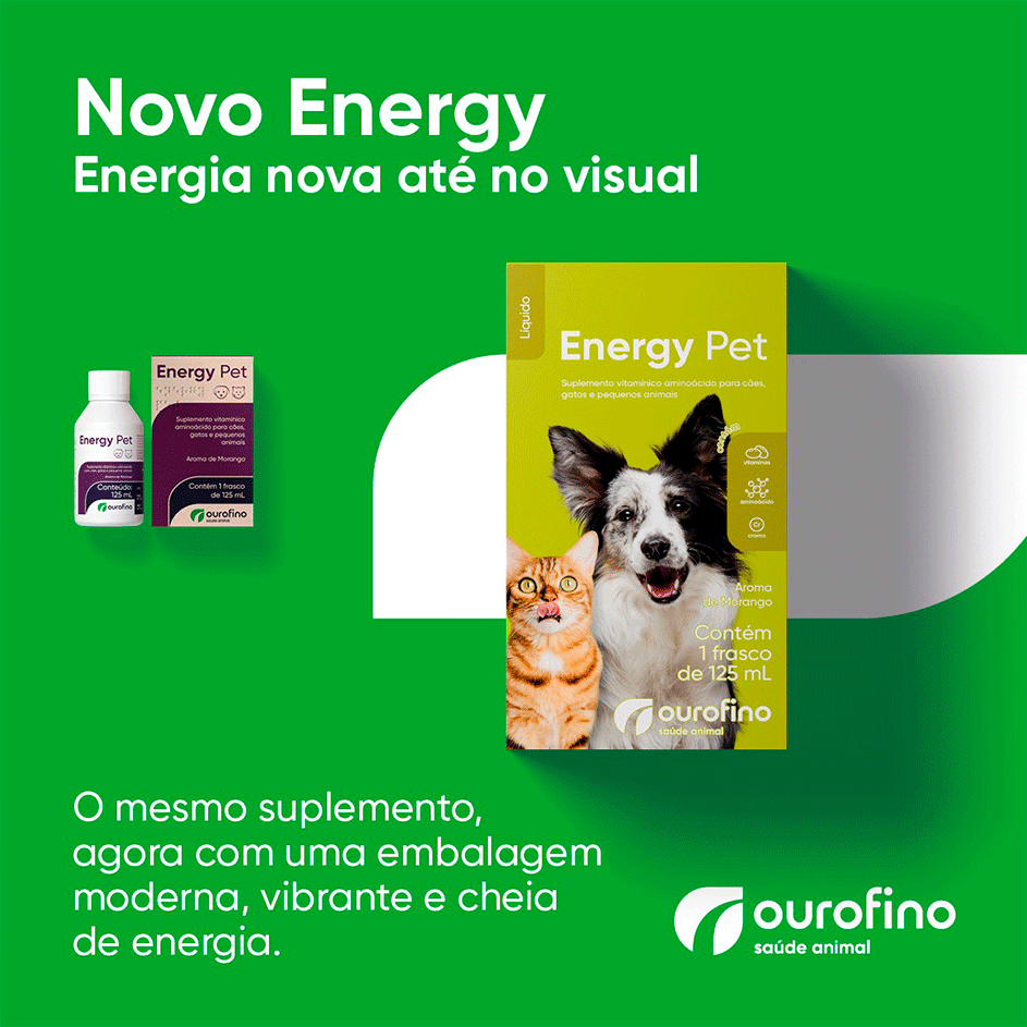 Suplemento Ourofino Energy Pet - 125 mL
