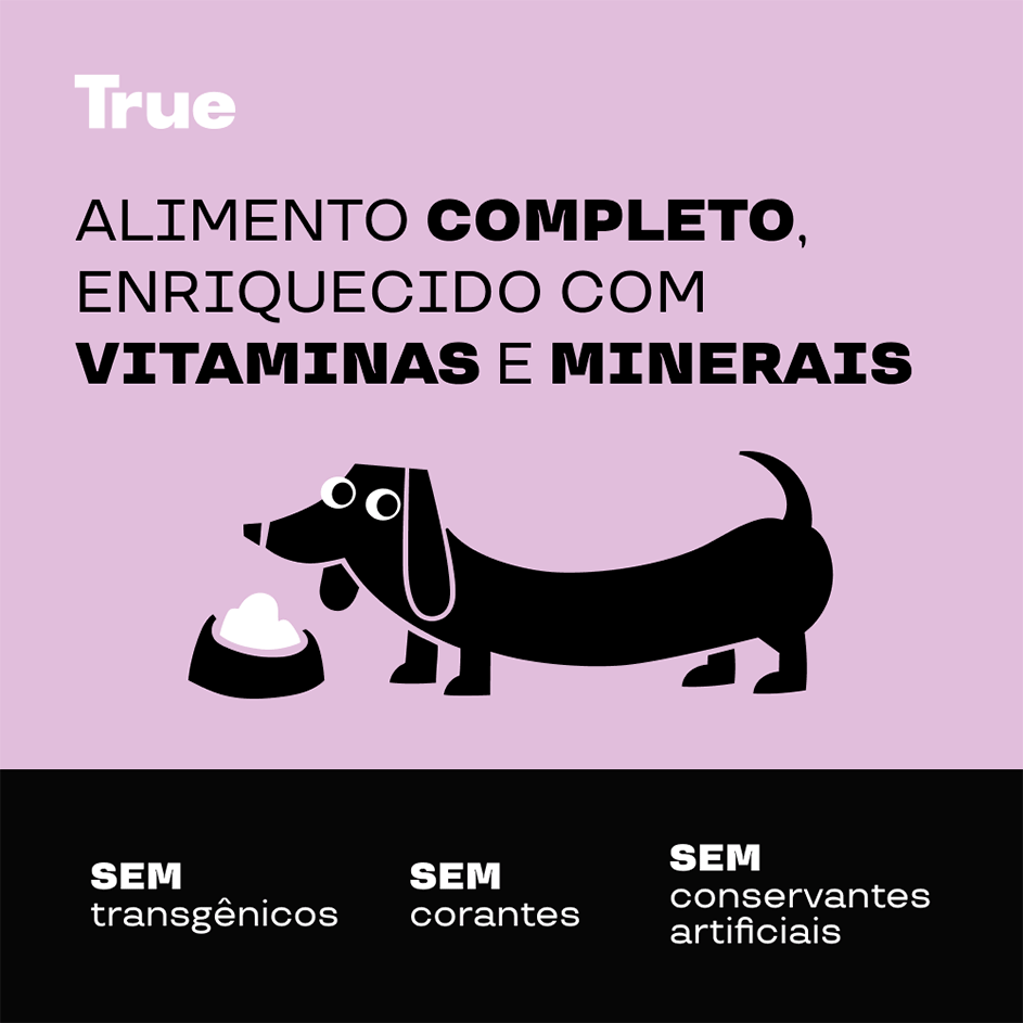 Alimentação Natural True Light Sabor Frango para Cães Adultos - 1kg