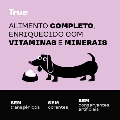 Alimentação Natural True Light Sabor Frango para Cães Adultos