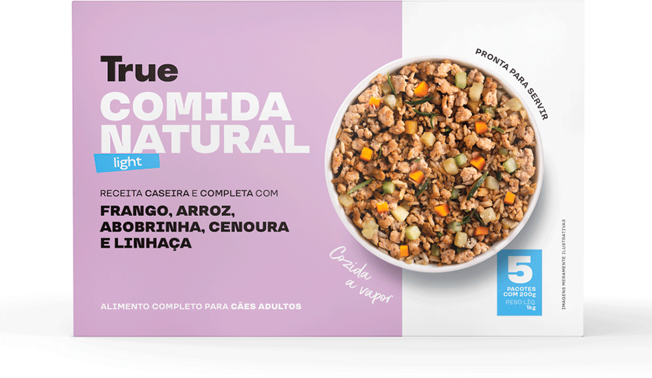 Alimentação Natural True Light Sabor Frango para Cães Adultos - 1kg