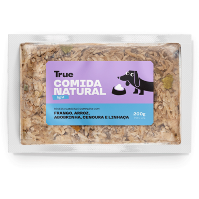 Alimentação Natural True Light Sabor Frango para Cães Adultos