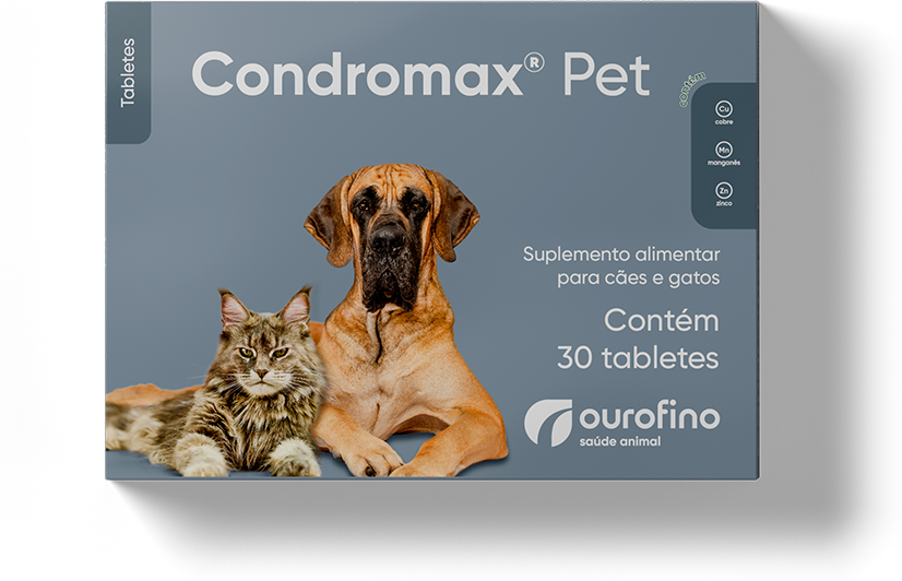 Suplemento Alimentar Ourofino Condromax Pet para Cães e Gatos - 30 Comprimidos