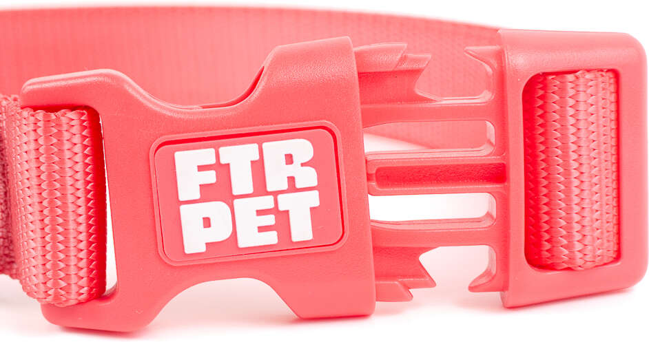 Coleira Future Pet Coral para Cães - Tam. M