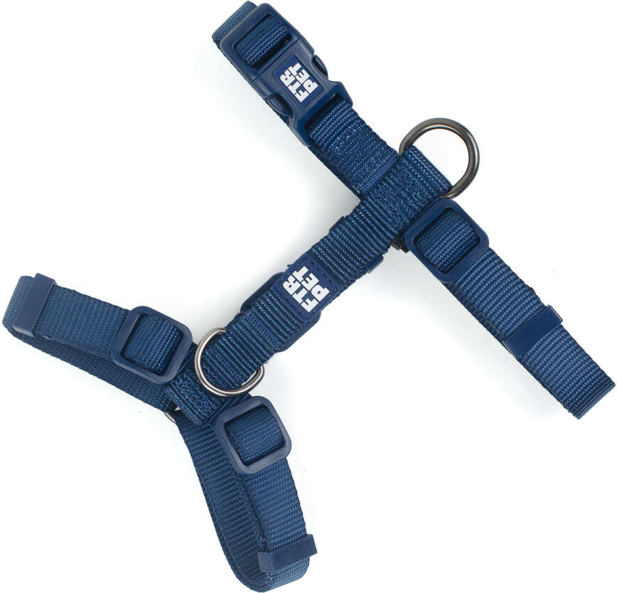 Peitoral H Future Pet Azul Marinho para Cães - Tam. M