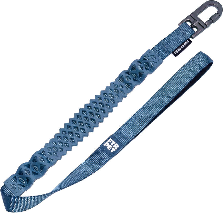 Guia com Amortecedor Future Pet Azul Marinho para Cães - Tam. G