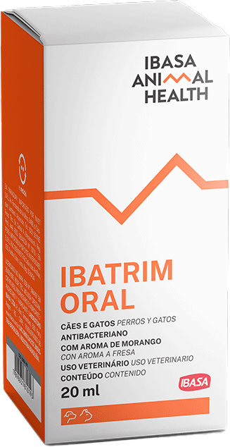 Antimicrobiano Ibatrim Oral para Cães e Gatos - 20 mL