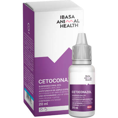Suspensão Oral Antifúngica Ibasa Cetoconazol 20% - 20 mL