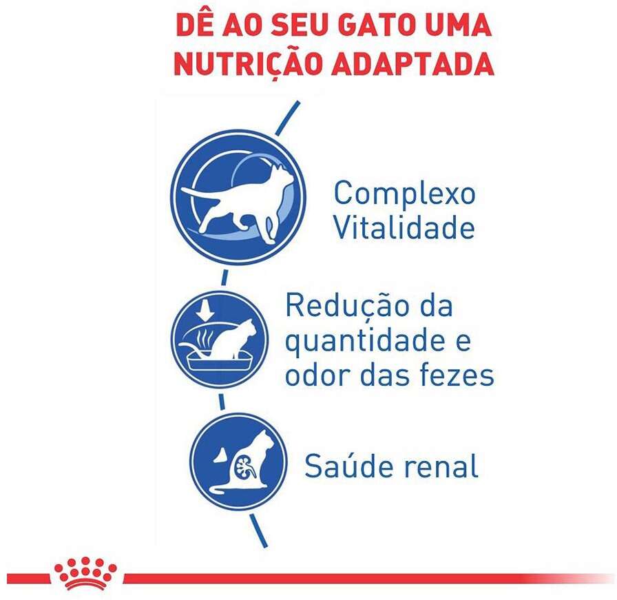 Ração Royal Canin Feline Health Nutrition Indoor 7 + para Gatos Adultos - 1,5Kg