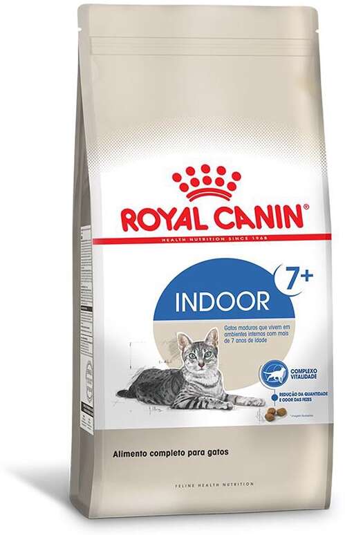 Ração Royal Canin Feline Health Nutrition Indoor 7 + para Gatos Adultos - 1,5Kg