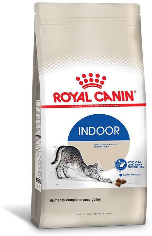 Ração Royal Canin Cat Indoor para Gatos Adultos - 1,5Kg