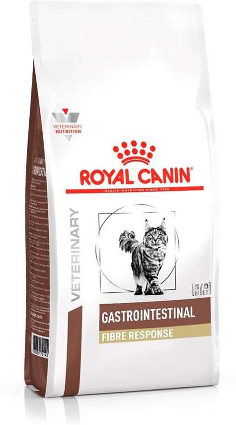 Ração Royal Canin Feline Veterinary Diet Gastro Intestinal Fibre Response para Gatos com Doenças Intestinais - 1,5Kg