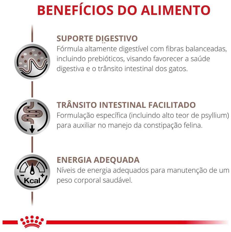 Ração Royal Canin Feline Veterinary Diet Gastro Intestinal Fibre Response para Gatos com Doenças Intestinais - 1,5Kg