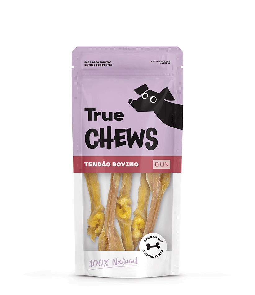 Petisco Mastigável True Chews Tendão Bovino para Cães - 5 Unidades