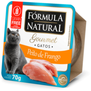 Ração Úmida Fórmula Natural Gourmet para Gatos Sabor Peito de Frango - 70 g