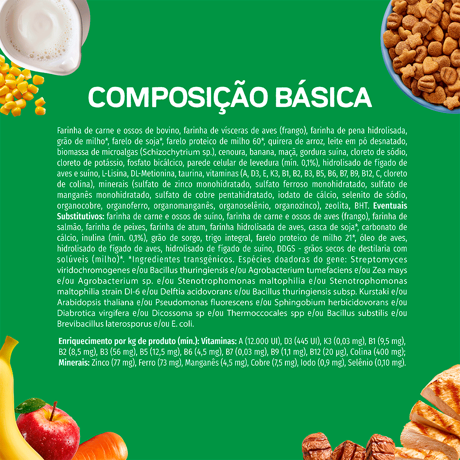 Ração Seca Purina Dog Chow Ótimo Começo para Cães Filhotes Porte Médio e Grande Sabor Carne Frango e Arroz - 2,5Kg