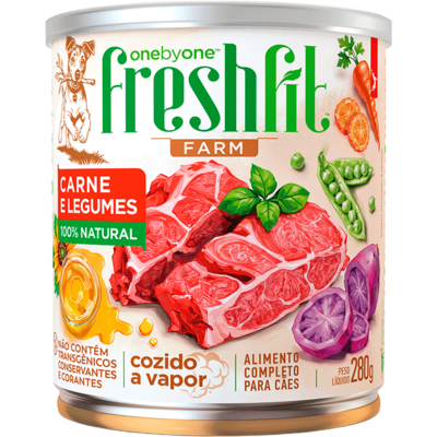Ração Úmida Spin Pet Freshfit Farm para Cães sabor Carne e Legumes