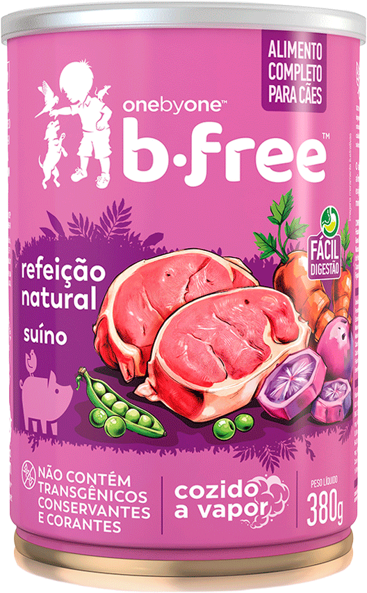 Alimento Natural Spin Pet B.Free para Cães sabor Suíno - 380 g