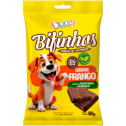Bifinhos Doogs para Cães Adultos sabor Frango - 50 g