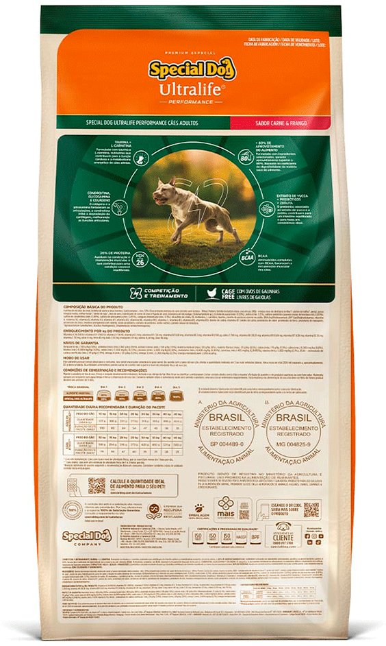 Ração Special Dog Gold Premium Especial Frango e Carne para Cães Adultos - 20Kg