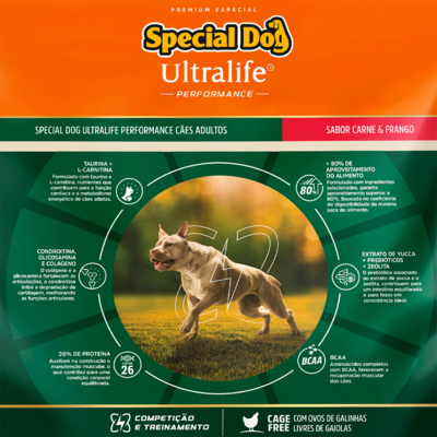 Ração Special Dog Gold Premium Especial Frango e Carne para Cães Adultos