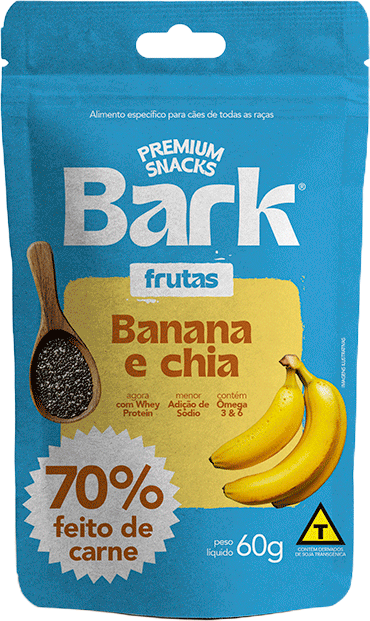 Snack para Cães Sabor Banana e Chia - 60g