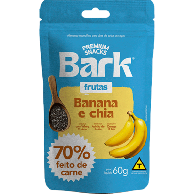 Snack para Cães Sabor Banana e Chia