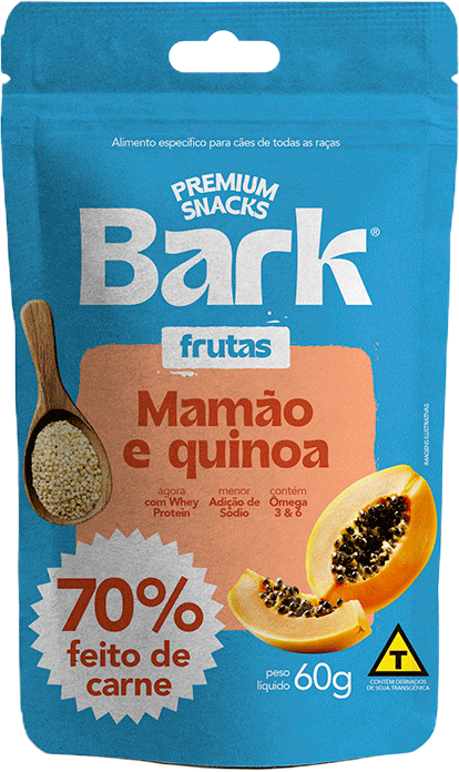 Snack para Cães Sabor Mamão e Quinoa - 60g