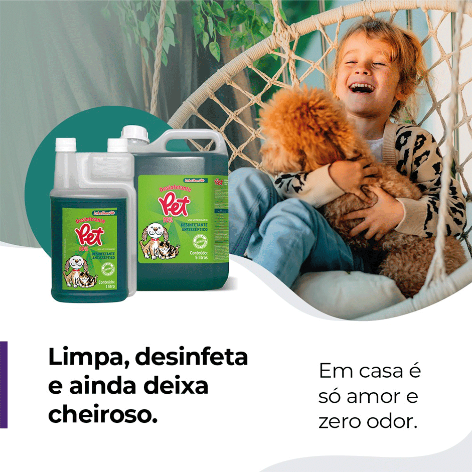 Desinfetante Pet Chemitec - 1 Litro