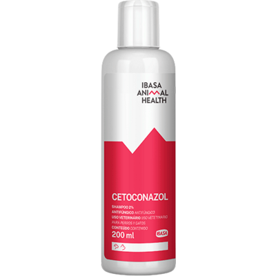 Shampoo Antifúngico Ibasa Cetoconazol para Cães e Gatos