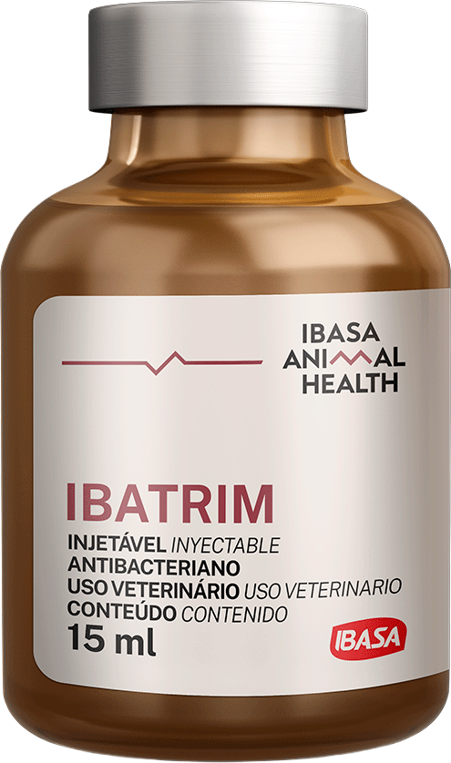 Antibacteriano Ibasa Ibatrim Injetável - 15 mL