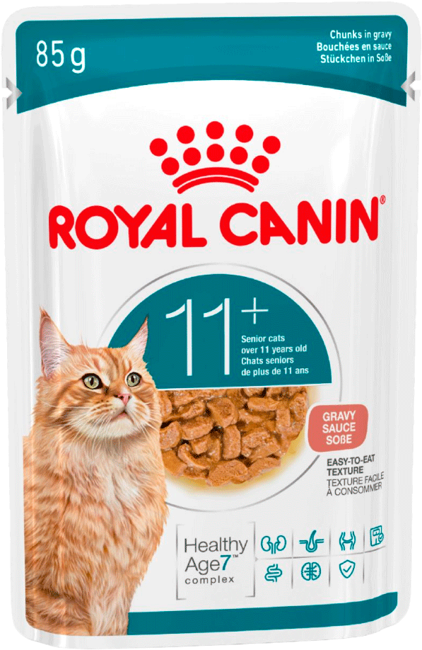 Ração Úmida Royal Canin Health Age 11+ para Gatos - 85 g