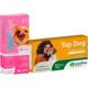 Kit Ourofino Antipulgas Wellpet e Vermifugo Topdog para Cães de 2 Kg até 10 Kg - KIT